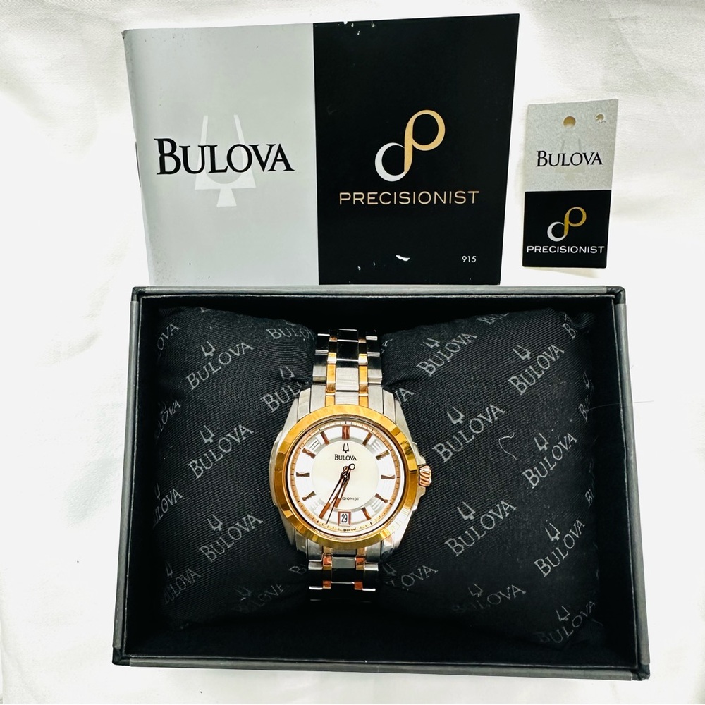 New inbox . Bulova Precisionis Women’s Watch - Gold and Silver
